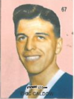 Cromo Eric Caldow - Campeonato Mundial de Futbol 1958 Suecia n. 67 - IMPORTADORES PERUANOS
