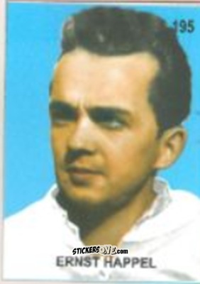 Sticker Ernst Happel - Campeonato Mundial de Futbol 1958 Suecia n. 195 - IMPORTADORES PERUANOS