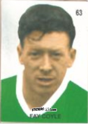 Figurina Fay Coyle - Campeonato Mundial de Futbol 1958 Suecia n. 63 - IMPORTADORES PERUANOS