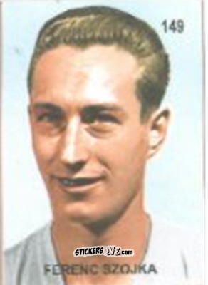 Figurina Ferenc Szojka - Campeonato Mundial de Futbol 1958 Suecia n. 149 - IMPORTADORES PERUANOS