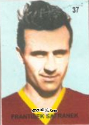 Cromo Frantisek Safranek - Campeonato Mundial de Futbol 1958 Suecia n. 37 - IMPORTADORES PERUANOS