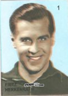 Cromo Fritz Herkenrath  - Campeonato Mundial de Futbol 1958 Suecia n. 1 - IMPORTADORES PERUANOS