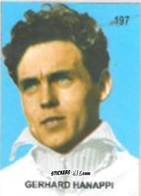 Sticker Gerhard Hanappi - Campeonato Mundial de Futbol 1958 Suecia n. 197 - IMPORTADORES PERUANOS