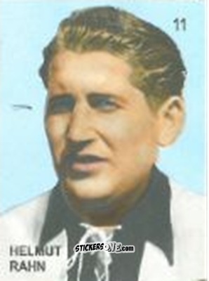 Cromo Helmut Rahn - Campeonato Mundial de Futbol 1958 Suecia n. 11 - IMPORTADORES PERUANOS