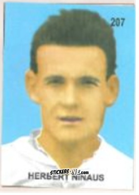 Figurina Herbert Ninaus - Campeonato Mundial de Futbol 1958 Suecia n. 207 - IMPORTADORES PERUANOS