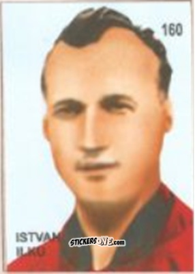 Cromo István Ilku - Campeonato Mundial de Futbol 1958 Suecia n. 160 - IMPORTADORES PERUANOS