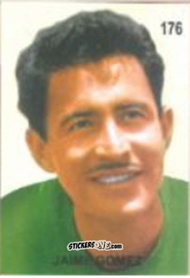 Cromo Jaime Gómez - Campeonato Mundial de Futbol 1958 Suecia n. 176 - IMPORTADORES PERUANOS