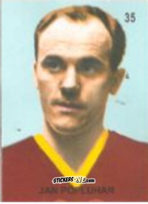 Cromo Jan Popluhar - Campeonato Mundial de Futbol 1958 Suecia n. 35 - IMPORTADORES PERUANOS