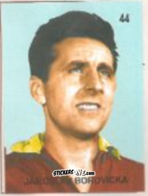 Cromo Jaroslav Borovicka - Campeonato Mundial de Futbol 1958 Suecia n. 44 - IMPORTADORES PERUANOS