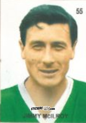 Sticker Jimmy McIlroy - Campeonato Mundial de Futbol 1958 Suecia n. 55 - IMPORTADORES PERUANOS
