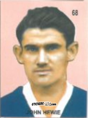 Sticker John Hewie - Campeonato Mundial de Futbol 1958 Suecia n. 68 - IMPORTADORES PERUANOS