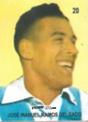 Sticker Jose Manuel Ramos Delgado - Campeonato Mundial de Futbol 1958 Suecia n. 20 - IMPORTADORES PERUANOS