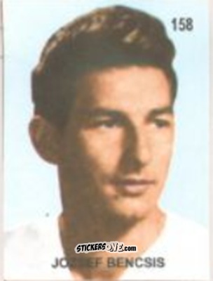 Cromo József Bencsis - Campeonato Mundial de Futbol 1958 Suecia n. 158 - IMPORTADORES PERUANOS