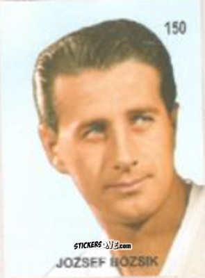 Cromo József Bozsik - Campeonato Mundial de Futbol 1958 Suecia n. 150 - IMPORTADORES PERUANOS