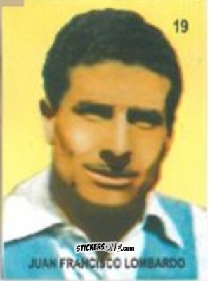 Sticker Juan Francisco Lombardo - Campeonato Mundial de Futbol 1958 Suecia n. 19 - IMPORTADORES PERUANOS