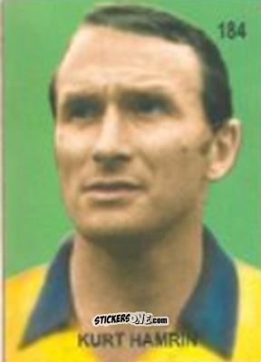 Figurina Kurt Hamrin - Campeonato Mundial de Futbol 1958 Suecia n. 184 - IMPORTADORES PERUANOS