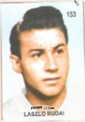 Figurina László Budai - Campeonato Mundial de Futbol 1958 Suecia n. 153 - IMPORTADORES PERUANOS