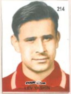 Figurina Lev Yashin - Campeonato Mundial de Futbol 1958 Suecia n. 241 - IMPORTADORES PERUANOS