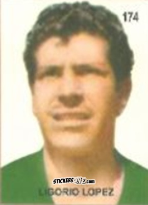 Sticker Ligorio López - Campeonato Mundial de Futbol 1958 Suecia n. 174 - IMPORTADORES PERUANOS