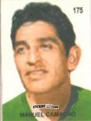 Sticker Manuel Camacho - Campeonato Mundial de Futbol 1958 Suecia n. 175 - IMPORTADORES PERUANOS