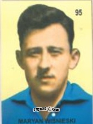 Cromo Maryan Wisnieski - Campeonato Mundial de Futbol 1958 Suecia n. 95 - IMPORTADORES PERUANOS