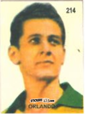 Cromo Orlando - Campeonato Mundial de Futbol 1958 Suecia n. 214 - IMPORTADORES PERUANOS