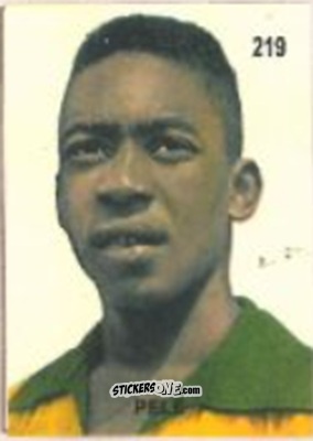 Figurina Pele - Campeonato Mundial de Futbol 1958 Suecia n. 219 - IMPORTADORES PERUANOS