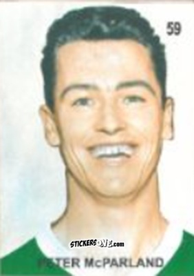 Figurina Peter McParland - Campeonato Mundial de Futbol 1958 Suecia n. 59 - IMPORTADORES PERUANOS