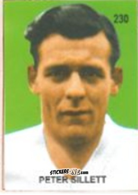 Sticker Peter Sillett - Campeonato Mundial de Futbol 1958 Suecia n. 230 - IMPORTADORES PERUANOS