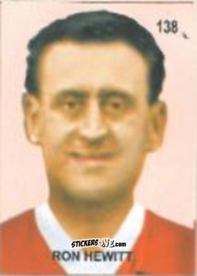 Cromo Ron Hewitt - Campeonato Mundial de Futbol 1958 Suecia n. 138 - IMPORTADORES PERUANOS