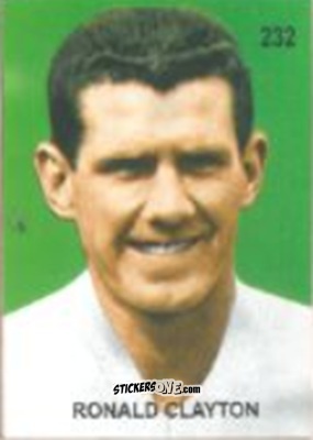 Figurina Ronnie Clayton - Campeonato Mundial de Futbol 1958 Suecia n. 232 - IMPORTADORES PERUANOS