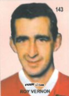 Sticker Roy Vernon - Campeonato Mundial de Futbol 1958 Suecia n. 143 - IMPORTADORES PERUANOS