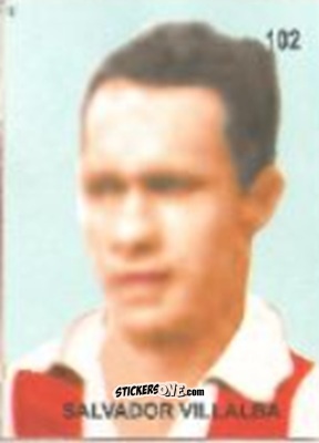 Sticker Salvador Villalba - Campeonato Mundial de Futbol 1958 Suecia n. 102 - IMPORTADORES PERUANOS