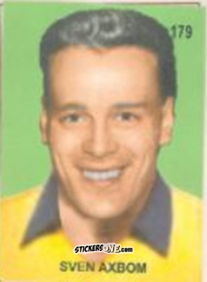 Sticker Sven Axbom - Campeonato Mundial de Futbol 1958 Suecia n. 179 - IMPORTADORES PERUANOS