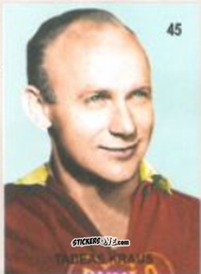 Cromo Tadaes Kraus - Campeonato Mundial de Futbol 1958 Suecia n. 45 - IMPORTADORES PERUANOS