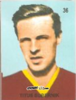 Cromo Titus Bubernik - Campeonato Mundial de Futbol 1958 Suecia n. 36 - IMPORTADORES PERUANOS