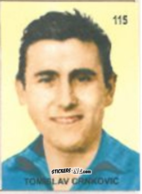 Figurina Tomislav Crnković - Campeonato Mundial de Futbol 1958 Suecia n. 115 - IMPORTADORES PERUANOS