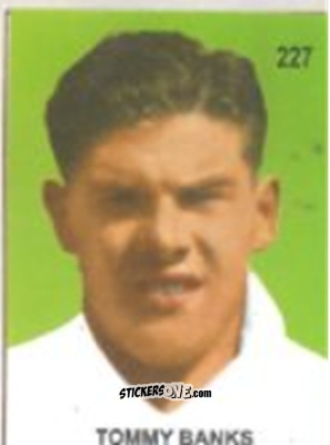 Cromo Tommy Banks - Campeonato Mundial de Futbol 1958 Suecia n. 227 - IMPORTADORES PERUANOS