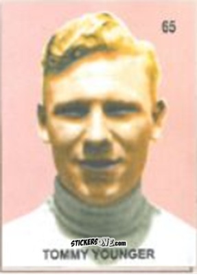 Figurina Tommy Younger - Campeonato Mundial de Futbol 1958 Suecia n. 65 - IMPORTADORES PERUANOS