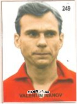 Cromo Valentin Ivanov - Campeonato Mundial de Futbol 1958 Suecia n. 249 - IMPORTADORES PERUANOS
