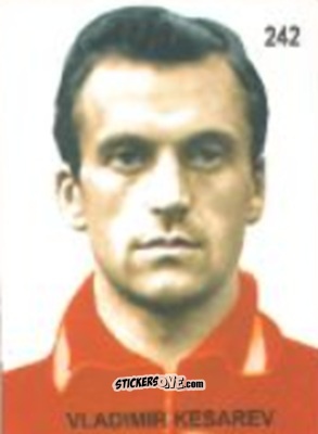 Figurina Vladimir Kesarev - Campeonato Mundial de Futbol 1958 Suecia n. 242 - IMPORTADORES PERUANOS