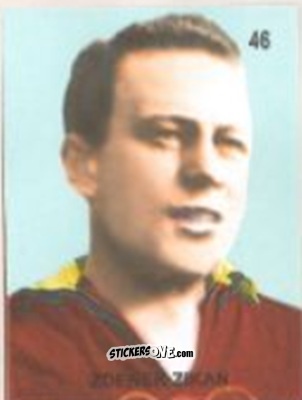 Cromo Zdenek Zikan - Campeonato Mundial de Futbol 1958 Suecia n. 46 - IMPORTADORES PERUANOS
