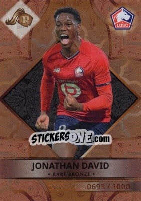 Sticker Jonathan David - FC Ligue 1 2022-2023 n. 105-RB - Panini