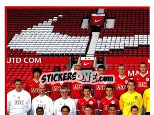 Sticker Team (1 of 4) - Manchester United 2006-2007 n. 3 - Panini