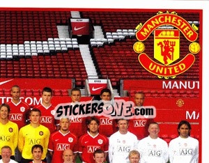 Sticker Team (2 of 4) - Manchester United 2006-2007 - Panini