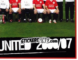 Figurina Team (4 of 4) - Manchester United 2006-2007 - Panini