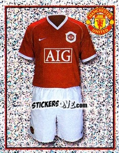 Sticker Home Kit - Manchester United 2006-2007 n. 7 - Panini