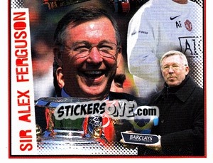 Sticker Sir Alex Ferguson (2 of 2) - Manchester United 2006-2007 n. 11 - Panini
