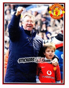 Sticker Sir Alex Ferguson - Manchester United 2006-2007 n. 13 - Panini