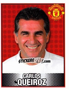 Sticker Carlos Queiroz - Manchester United 2006-2007 n. 14 - Panini